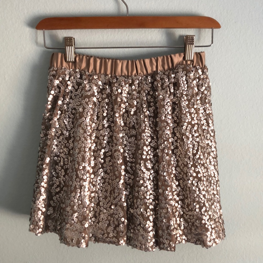 Girls Sparkle Sequin Skirt